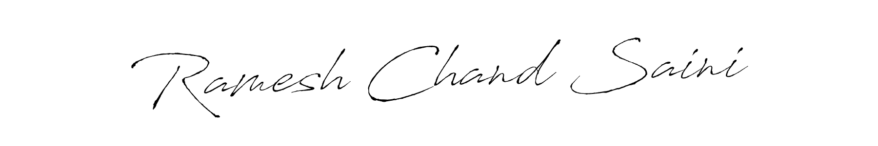 Design your own signature with our free online signature maker. With this signature software, you can create a handwritten (Antro_Vectra) signature for name Ramesh Chand Saini. Ramesh Chand Saini signature style 6 images and pictures png