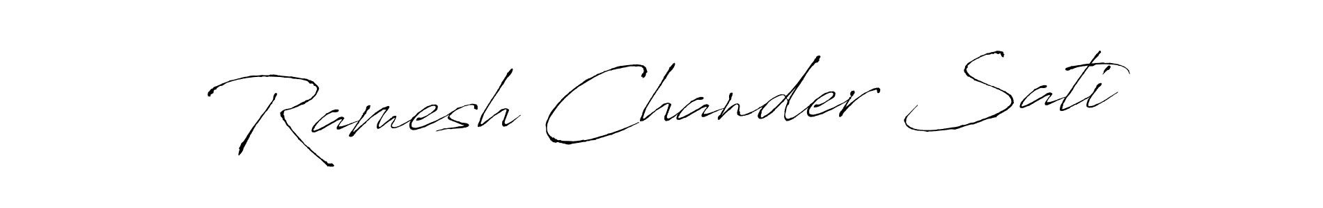 How to make Ramesh Chander Sati signature? Antro_Vectra is a professional autograph style. Create handwritten signature for Ramesh Chander Sati name. Ramesh Chander Sati signature style 6 images and pictures png