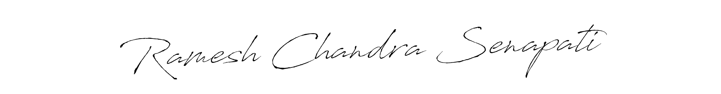 Make a beautiful signature design for name Ramesh Chandra Senapati. With this signature (Antro_Vectra) style, you can create a handwritten signature for free. Ramesh Chandra Senapati signature style 6 images and pictures png