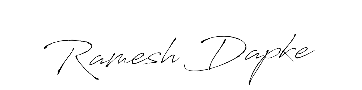 Make a beautiful signature design for name Ramesh Dapke. With this signature (Antro_Vectra) style, you can create a handwritten signature for free. Ramesh Dapke signature style 6 images and pictures png