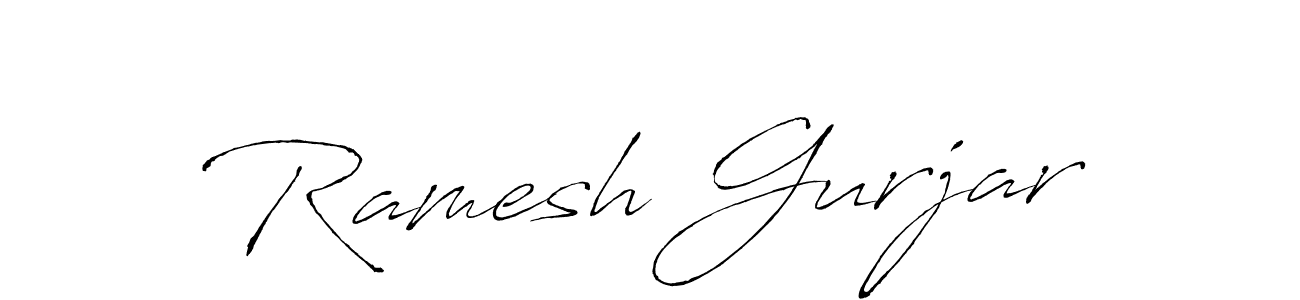 Also we have Ramesh Gurjar name is the best signature style. Create professional handwritten signature collection using Antro_Vectra autograph style. Ramesh Gurjar signature style 6 images and pictures png