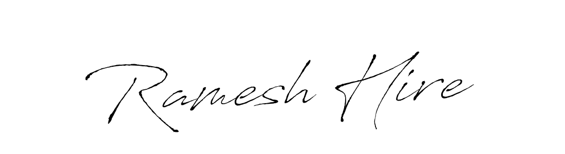 You can use this online signature creator to create a handwritten signature for the name Ramesh Hire. This is the best online autograph maker. Ramesh Hire signature style 6 images and pictures png