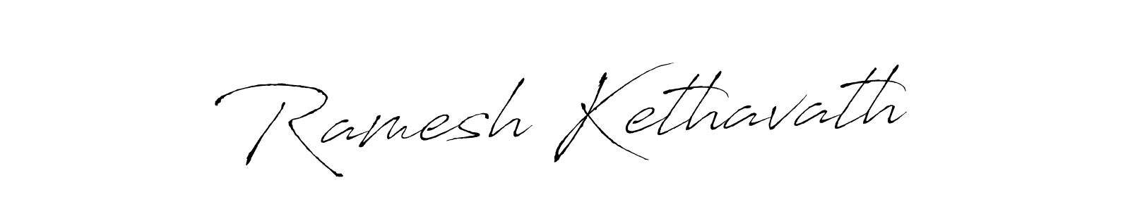 Design your own signature with our free online signature maker. With this signature software, you can create a handwritten (Antro_Vectra) signature for name Ramesh Kethavath. Ramesh Kethavath signature style 6 images and pictures png