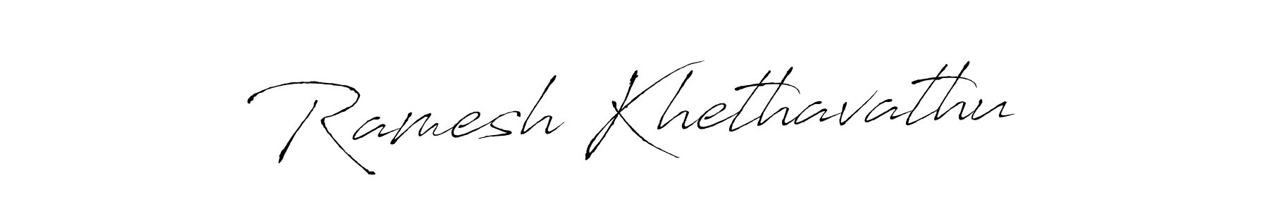 Ramesh Khethavathu stylish signature style. Best Handwritten Sign (Antro_Vectra) for my name. Handwritten Signature Collection Ideas for my name Ramesh Khethavathu. Ramesh Khethavathu signature style 6 images and pictures png