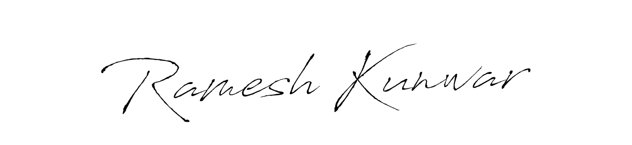 Also You can easily find your signature by using the search form. We will create Ramesh Kunwar name handwritten signature images for you free of cost using Antro_Vectra sign style. Ramesh Kunwar signature style 6 images and pictures png
