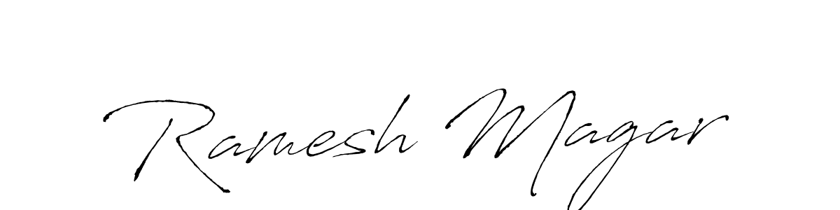 You can use this online signature creator to create a handwritten signature for the name Ramesh Magar. This is the best online autograph maker. Ramesh Magar signature style 6 images and pictures png