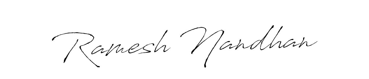 Make a beautiful signature design for name Ramesh Nandhan. Use this online signature maker to create a handwritten signature for free. Ramesh Nandhan signature style 6 images and pictures png