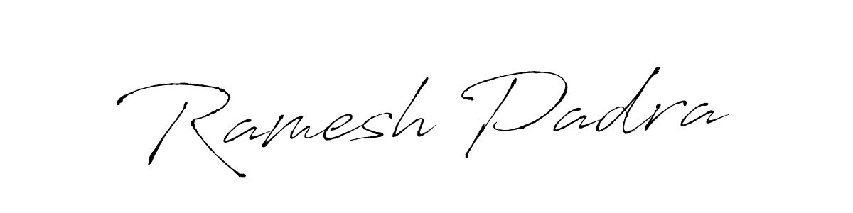 Make a beautiful signature design for name Ramesh Padra. With this signature (Antro_Vectra) style, you can create a handwritten signature for free. Ramesh Padra signature style 6 images and pictures png