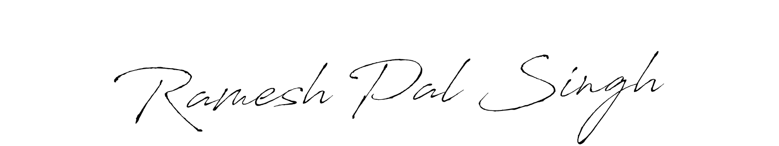 Make a beautiful signature design for name Ramesh Pal Singh. With this signature (Antro_Vectra) style, you can create a handwritten signature for free. Ramesh Pal Singh signature style 6 images and pictures png