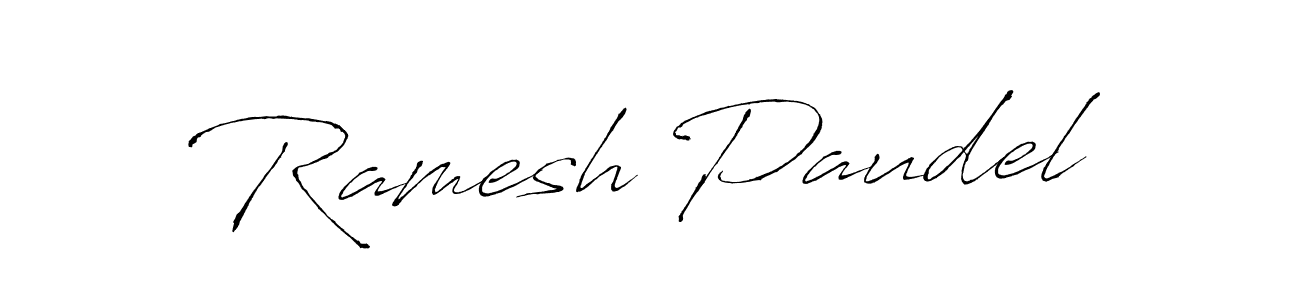 Also we have Ramesh Paudel name is the best signature style. Create professional handwritten signature collection using Antro_Vectra autograph style. Ramesh Paudel signature style 6 images and pictures png