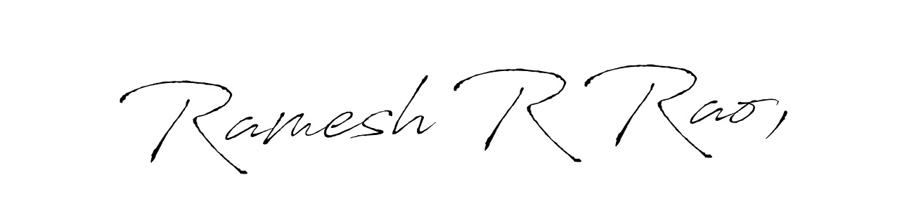 Also You can easily find your signature by using the search form. We will create Ramesh R Rao, name handwritten signature images for you free of cost using Antro_Vectra sign style. Ramesh R Rao, signature style 6 images and pictures png