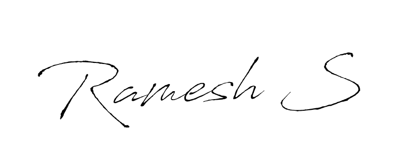 It looks lik you need a new signature style for name Ramesh S. Design unique handwritten (Antro_Vectra) signature with our free signature maker in just a few clicks. Ramesh S signature style 6 images and pictures png