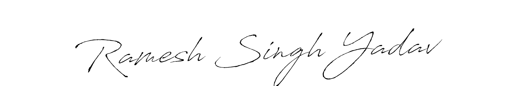 The best way (Antro_Vectra) to make a short signature is to pick only two or three words in your name. The name Ramesh Singh Yadav include a total of six letters. For converting this name. Ramesh Singh Yadav signature style 6 images and pictures png