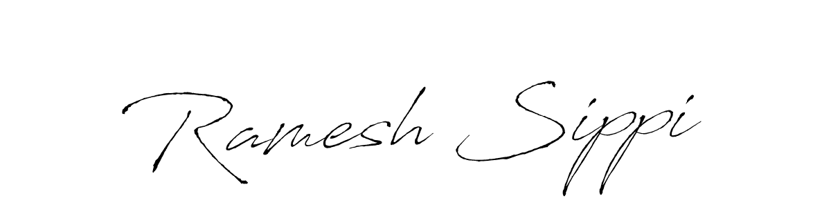 Use a signature maker to create a handwritten signature online. With this signature software, you can design (Antro_Vectra) your own signature for name Ramesh Sippi. Ramesh Sippi signature style 6 images and pictures png