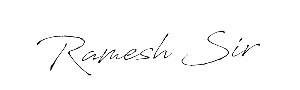 How to make Ramesh Sir signature? Antro_Vectra is a professional autograph style. Create handwritten signature for Ramesh Sir name. Ramesh Sir signature style 6 images and pictures png