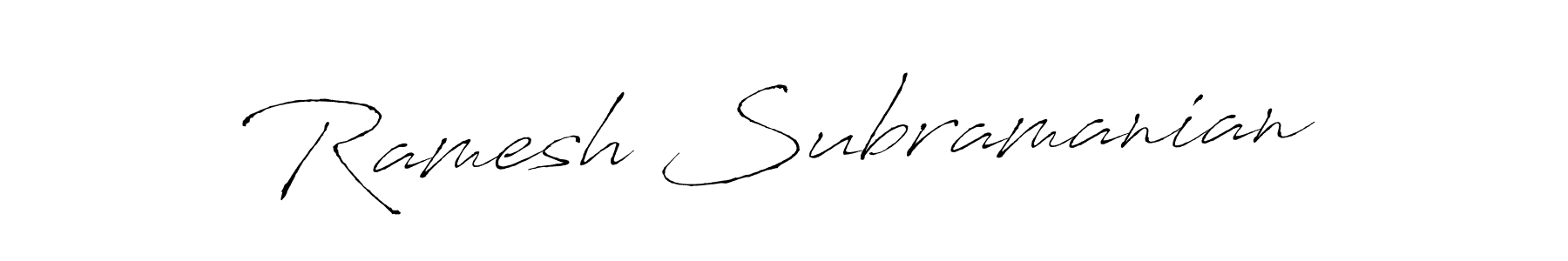 How to make Ramesh Subramanian signature? Antro_Vectra is a professional autograph style. Create handwritten signature for Ramesh Subramanian name. Ramesh Subramanian signature style 6 images and pictures png