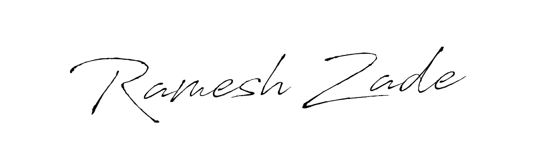 How to make Ramesh Zade signature? Antro_Vectra is a professional autograph style. Create handwritten signature for Ramesh Zade name. Ramesh Zade signature style 6 images and pictures png