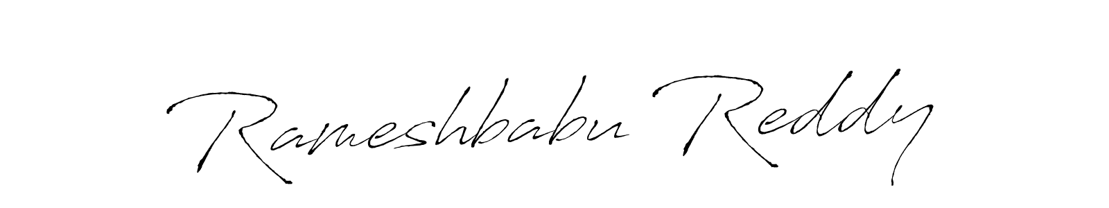 How to make Rameshbabu Reddy signature? Antro_Vectra is a professional autograph style. Create handwritten signature for Rameshbabu Reddy name. Rameshbabu Reddy signature style 6 images and pictures png