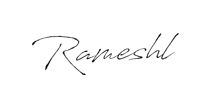Make a beautiful signature design for name Rameshl. With this signature (Antro_Vectra) style, you can create a handwritten signature for free. Rameshl signature style 6 images and pictures png