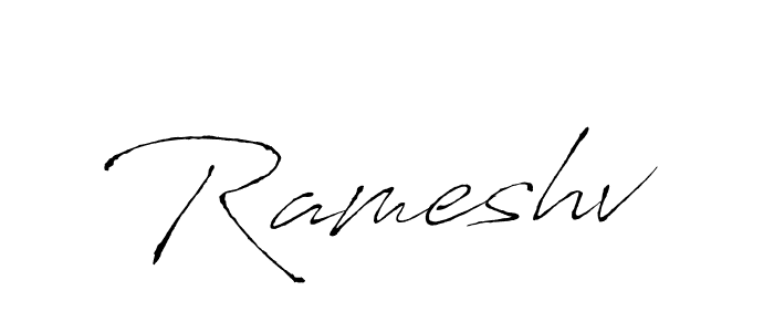 You should practise on your own different ways (Antro_Vectra) to write your name (Rameshv) in signature. don't let someone else do it for you. Rameshv signature style 6 images and pictures png