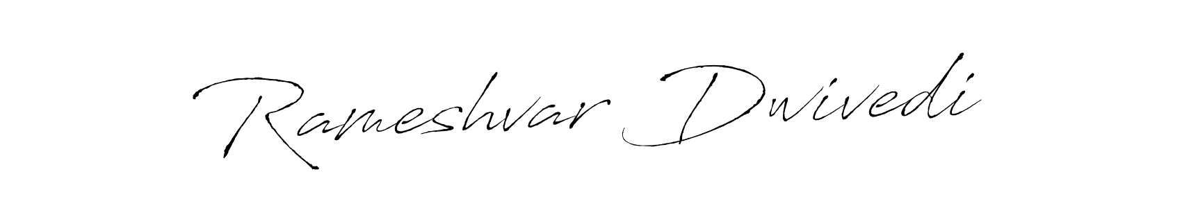 How to make Rameshvar Dwivedi signature? Antro_Vectra is a professional autograph style. Create handwritten signature for Rameshvar Dwivedi name. Rameshvar Dwivedi signature style 6 images and pictures png