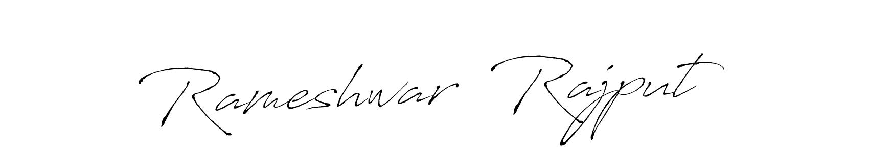 Similarly Antro_Vectra is the best handwritten signature design. Signature creator online .You can use it as an online autograph creator for name Rameshwar  Rajput. Rameshwar  Rajput signature style 6 images and pictures png