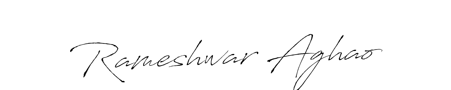Make a beautiful signature design for name Rameshwar Aghao. Use this online signature maker to create a handwritten signature for free. Rameshwar Aghao signature style 6 images and pictures png