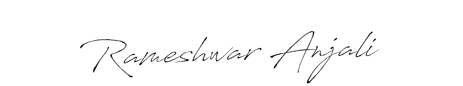 You should practise on your own different ways (Antro_Vectra) to write your name (Rameshwar Anjali) in signature. don't let someone else do it for you. Rameshwar Anjali signature style 6 images and pictures png