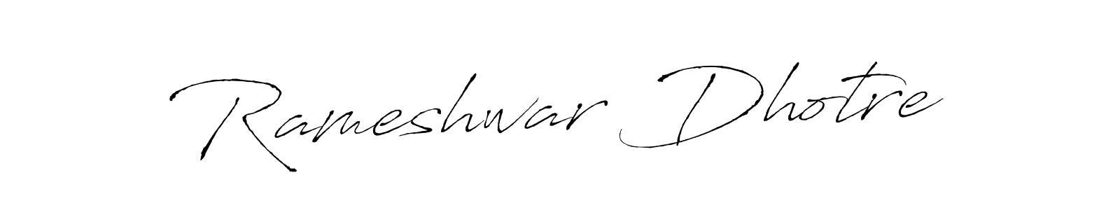Make a short Rameshwar Dhotre signature style. Manage your documents anywhere anytime using Antro_Vectra. Create and add eSignatures, submit forms, share and send files easily. Rameshwar Dhotre signature style 6 images and pictures png