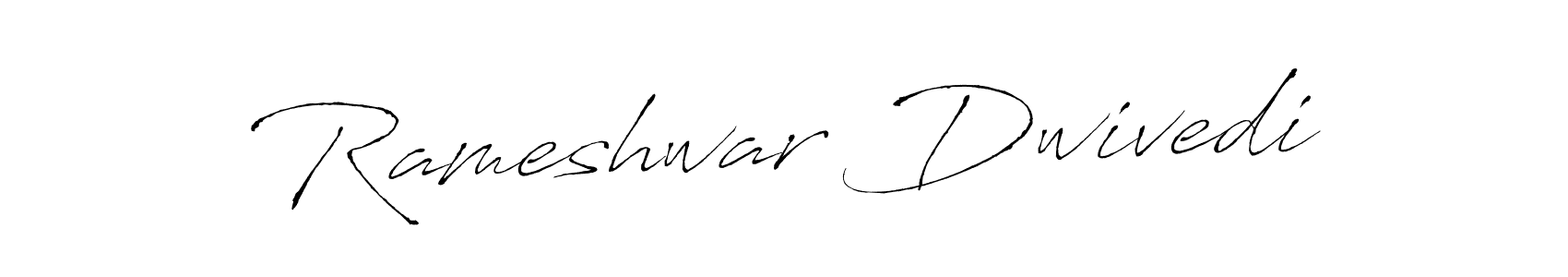 Make a beautiful signature design for name Rameshwar Dwivedi. With this signature (Antro_Vectra) style, you can create a handwritten signature for free. Rameshwar Dwivedi signature style 6 images and pictures png