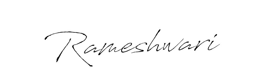 Design your own signature with our free online signature maker. With this signature software, you can create a handwritten (Antro_Vectra) signature for name Rameshwari. Rameshwari signature style 6 images and pictures png