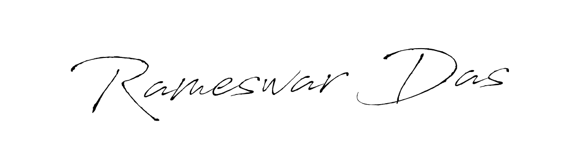 Create a beautiful signature design for name Rameswar Das. With this signature (Antro_Vectra) fonts, you can make a handwritten signature for free. Rameswar Das signature style 6 images and pictures png