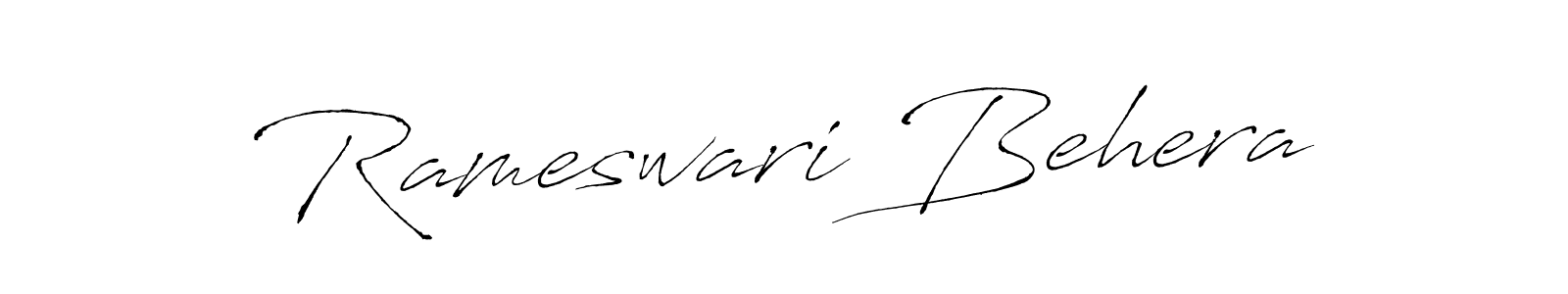 You should practise on your own different ways (Antro_Vectra) to write your name (Rameswari Behera) in signature. don't let someone else do it for you. Rameswari Behera signature style 6 images and pictures png