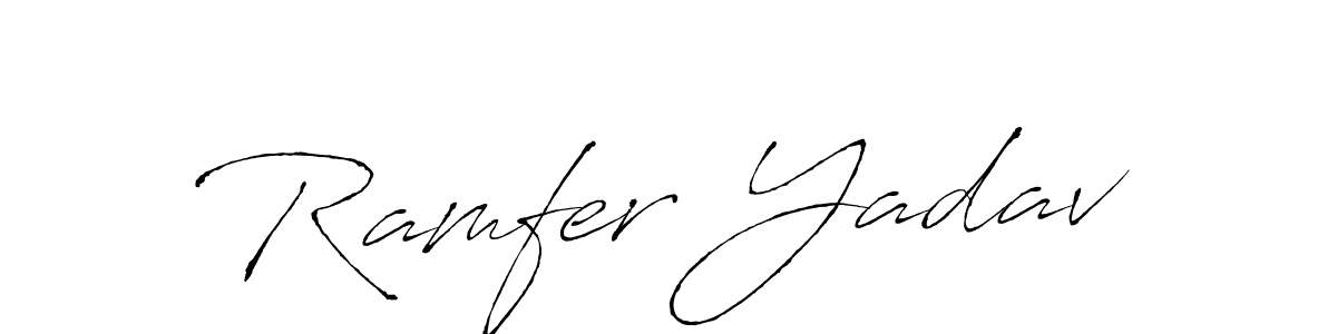 Here are the top 10 professional signature styles for the name Ramfer Yadav. These are the best autograph styles you can use for your name. Ramfer Yadav signature style 6 images and pictures png