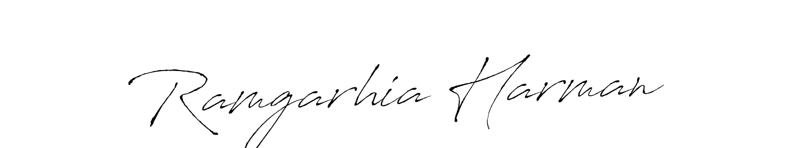 Ramgarhia Harman stylish signature style. Best Handwritten Sign (Antro_Vectra) for my name. Handwritten Signature Collection Ideas for my name Ramgarhia Harman. Ramgarhia Harman signature style 6 images and pictures png