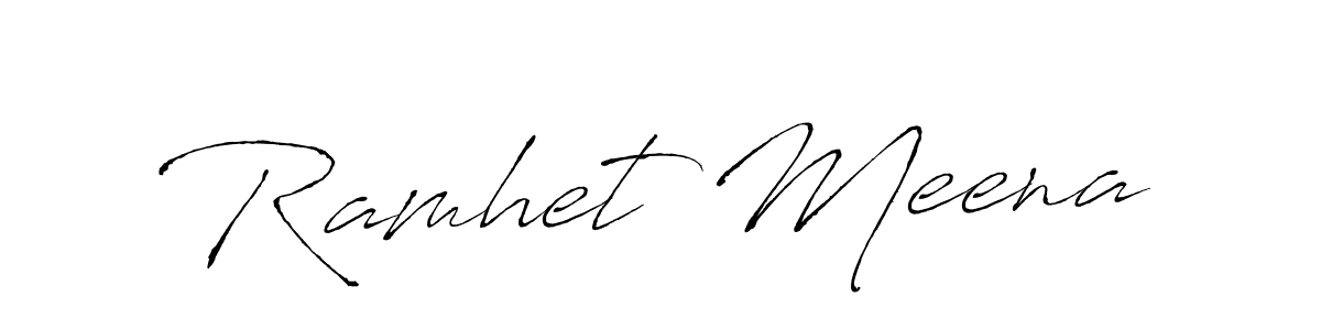 Antro_Vectra is a professional signature style that is perfect for those who want to add a touch of class to their signature. It is also a great choice for those who want to make their signature more unique. Get Ramhet Meena name to fancy signature for free. Ramhet Meena signature style 6 images and pictures png