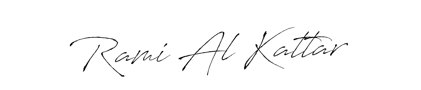 This is the best signature style for the Rami Al Kattar name. Also you like these signature font (Antro_Vectra). Mix name signature. Rami Al Kattar signature style 6 images and pictures png