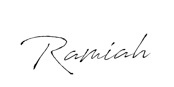 Use a signature maker to create a handwritten signature online. With this signature software, you can design (Antro_Vectra) your own signature for name Ramiah. Ramiah signature style 6 images and pictures png