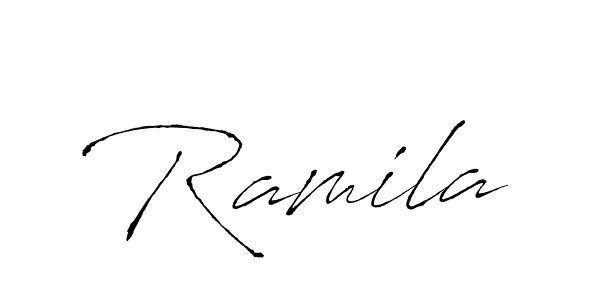 It looks lik you need a new signature style for name Ramila. Design unique handwritten (Antro_Vectra) signature with our free signature maker in just a few clicks. Ramila signature style 6 images and pictures png