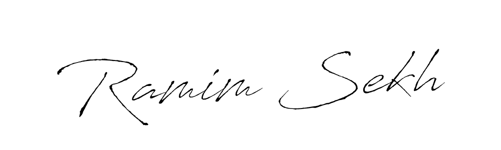 Also we have Ramim Sekh name is the best signature style. Create professional handwritten signature collection using Antro_Vectra autograph style. Ramim Sekh signature style 6 images and pictures png