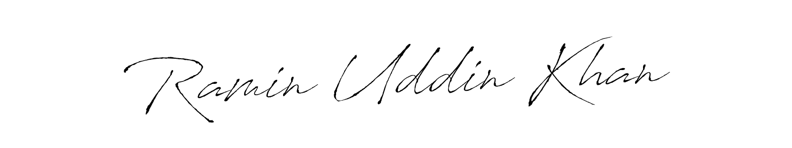 How to make Ramin Uddin Khan signature? Antro_Vectra is a professional autograph style. Create handwritten signature for Ramin Uddin Khan name. Ramin Uddin Khan signature style 6 images and pictures png