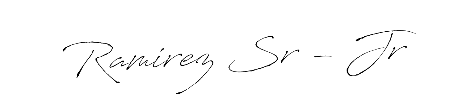 The best way (Antro_Vectra) to make a short signature is to pick only two or three words in your name. The name Ramirez Sr - Jr include a total of six letters. For converting this name. Ramirez Sr - Jr signature style 6 images and pictures png