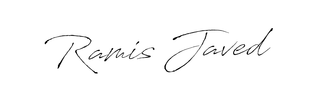 Use a signature maker to create a handwritten signature online. With this signature software, you can design (Antro_Vectra) your own signature for name Ramis Javed. Ramis Javed signature style 6 images and pictures png