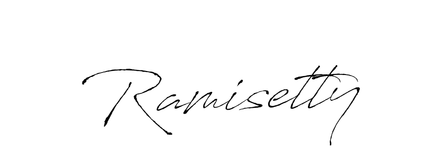 You should practise on your own different ways (Antro_Vectra) to write your name (Ramisetty) in signature. don't let someone else do it for you. Ramisetty signature style 6 images and pictures png