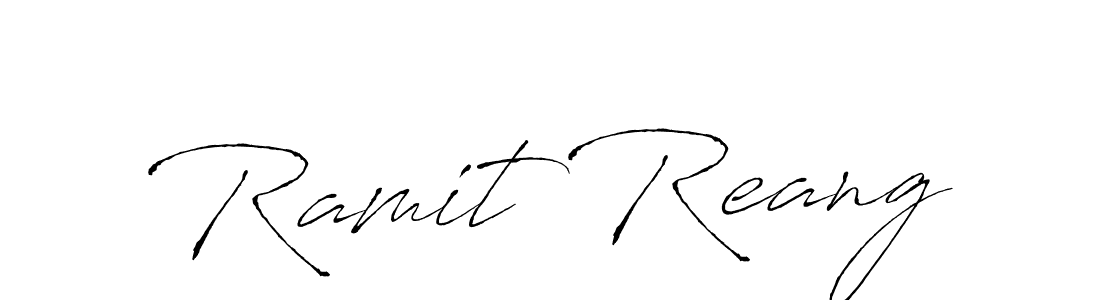 It looks lik you need a new signature style for name Ramit Reang. Design unique handwritten (Antro_Vectra) signature with our free signature maker in just a few clicks. Ramit Reang signature style 6 images and pictures png