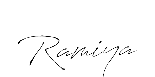 The best way (Antro_Vectra) to make a short signature is to pick only two or three words in your name. The name Ramiya include a total of six letters. For converting this name. Ramiya signature style 6 images and pictures png