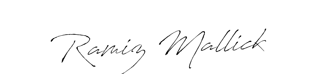 It looks lik you need a new signature style for name Ramiz Mallick. Design unique handwritten (Antro_Vectra) signature with our free signature maker in just a few clicks. Ramiz Mallick signature style 6 images and pictures png