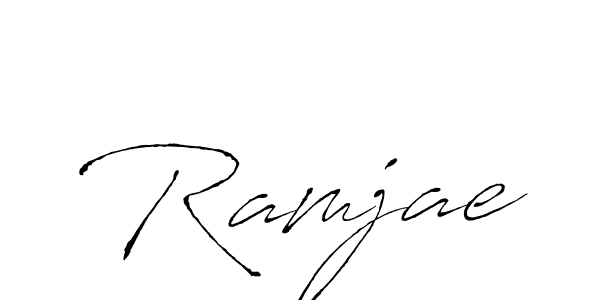Create a beautiful signature design for name Ramjae. With this signature (Antro_Vectra) fonts, you can make a handwritten signature for free. Ramjae signature style 6 images and pictures png