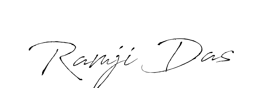 Design your own signature with our free online signature maker. With this signature software, you can create a handwritten (Antro_Vectra) signature for name Ramji Das. Ramji Das signature style 6 images and pictures png