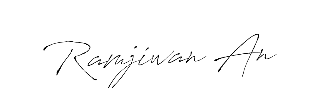 You can use this online signature creator to create a handwritten signature for the name Ramjiwan An. This is the best online autograph maker. Ramjiwan An signature style 6 images and pictures png